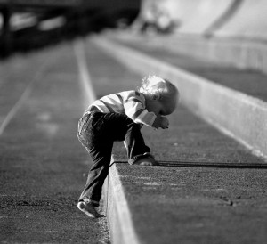 Child Climbing Steps