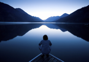 looking at water