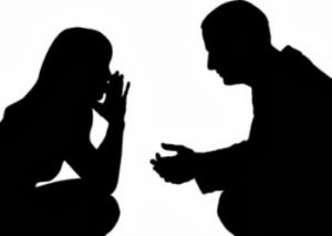sillouhettes of people talking